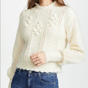 LOVESHACKFANCY Mohair Blend Sweater